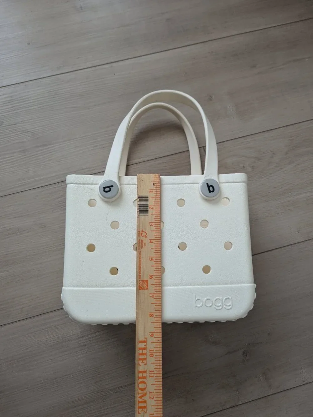 Bitty Bogg Bag Small Tote White EVA Beach Waterproof Compact